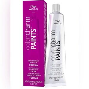 WELLA colorcharm Paints Semi-Permanent Hair Color FUSCIA - Brand New!!!